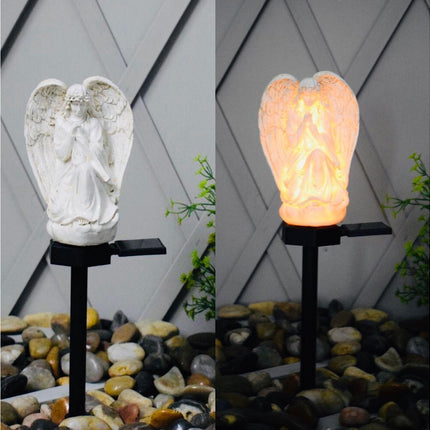 Solar Angel Stake Light Garden Decor - A.