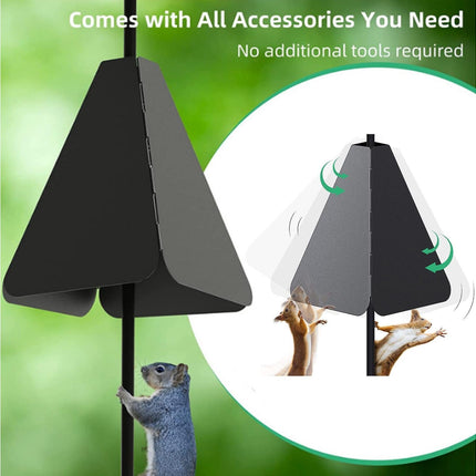 Squirrel Baffle Smooth Surface Bird Feeder Guard - A.