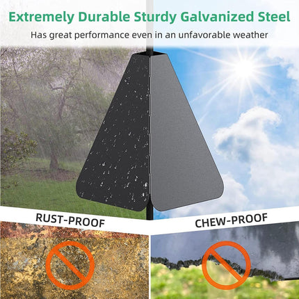 Squirrel Baffle Smooth Surface Bird Feeder Guard - A.