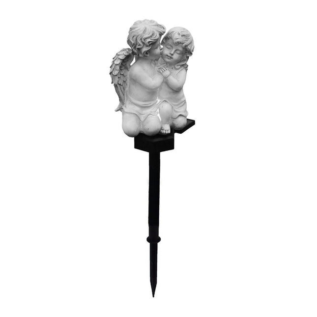 Solar Angel Stake Light Garden Decor - B.