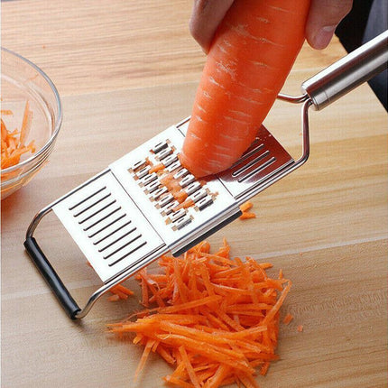 Multi-Purpose Vegetable Slicer Peeler Stainless Steel Grater Shredder Cutter.
