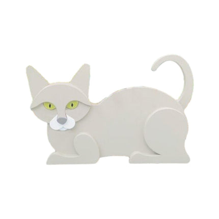 Flower Pot Cat Shape Garden Decoration - H.