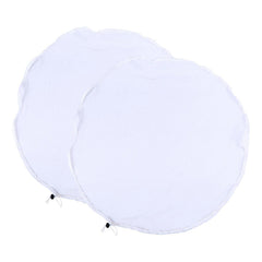 2Pcs Mesh Rain Barrel Cover - White.