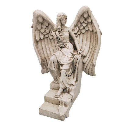 Garden Angel Ornament Realistic Decorative Resin Weather-resistant Art Sculpture for Garden-1.