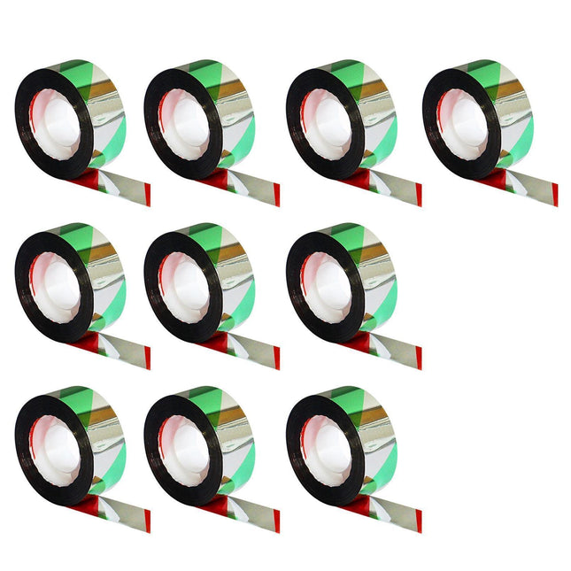 10Pcs Bird Repellent Ribbon Double Side Tape - Green.