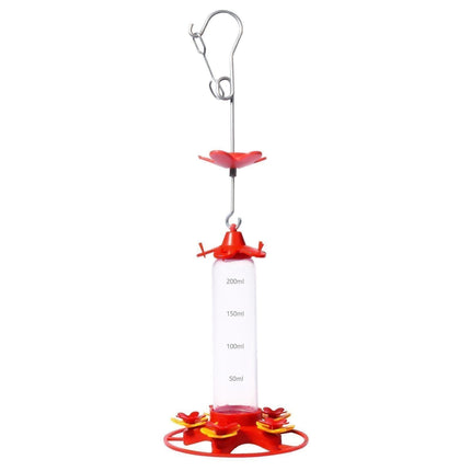 Hanging Feeder Hook Leakproof Hummingbird Feeder - Red.
