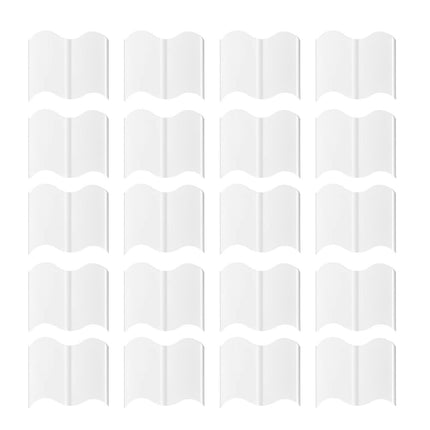 20Pcs Border Fence Walkway Landscape Edging - White.
