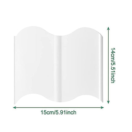 20Pcs Border Fence Walkway Landscape Edging - White.