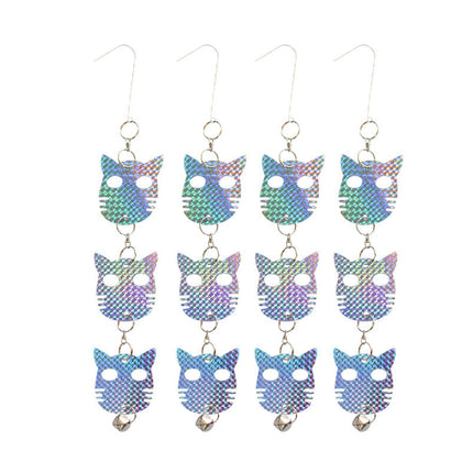 4Pcs Owl Bird Repellent Reflective Discs - 4pcs.