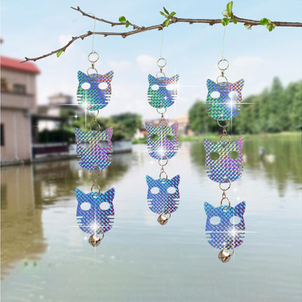 4Pcs Owl Bird Repellent Reflective Discs - 4pcs.