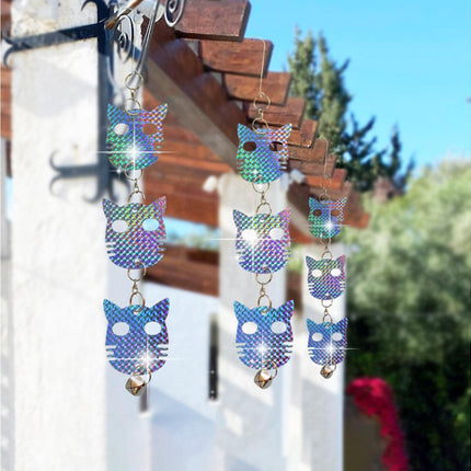4Pcs Owl Bird Repellent Reflective Discs - 4pcs.