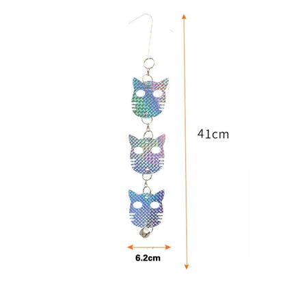 4Pcs Owl Bird Repellent Reflective Discs - 4pcs.