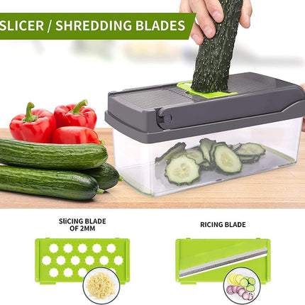 Vegetable Chopper - Mandoline Slicer - Food Cutter.