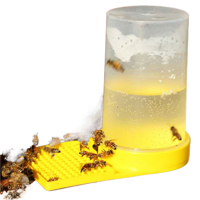 3Pcs Bee Waterers Beekeeping Equipment - Yellow.