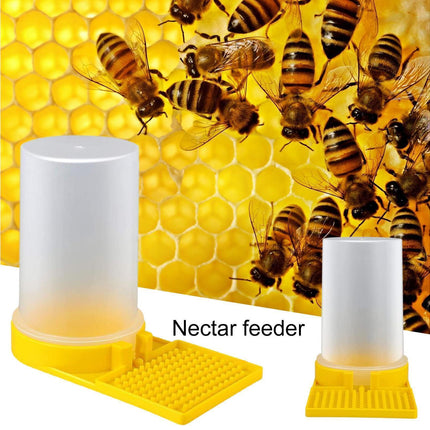3Pcs Bee Waterers Beekeeping Equipment - Yellow.