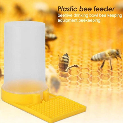3Pcs Bee Waterers Beekeeping Equipment - Yellow.