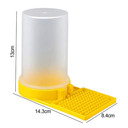 3Pcs Bee Waterers Beekeeping Equipment - Yellow.