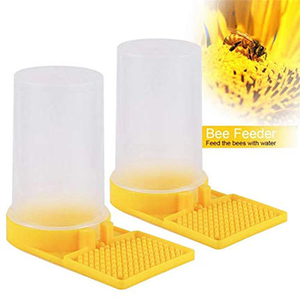 3Pcs Bee Waterers Beekeeping Equipment - Yellow.