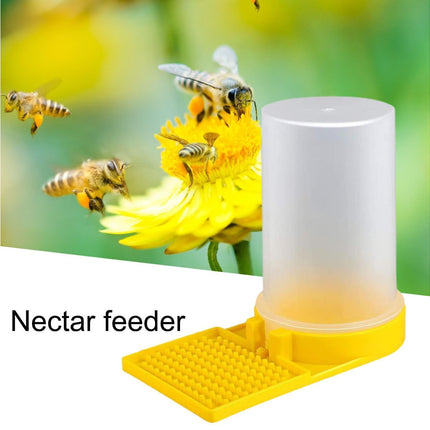 3Pcs Bee Waterers Beekeeping Equipment - Yellow.