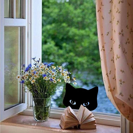 1 Set Garden Stake Peeping Cat Insert - A.