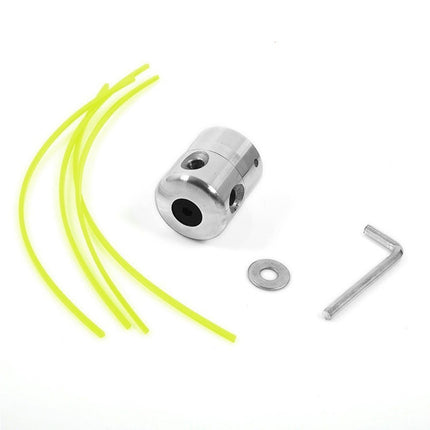 1 Set Grass Trimmer Head Cylindrical - Silver.