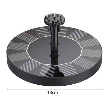 Water Fountain Solar Pump - Black.