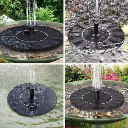 Water Fountain Solar Pump - Black.