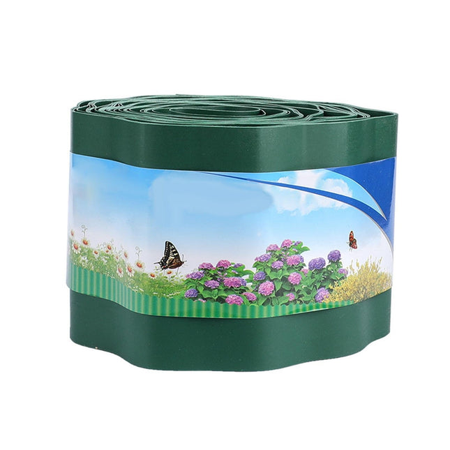 Garden Fence Wavy Design Edging Border - 10cm.