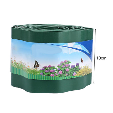 Garden Fence Wavy Design Edging Border - 10cm.