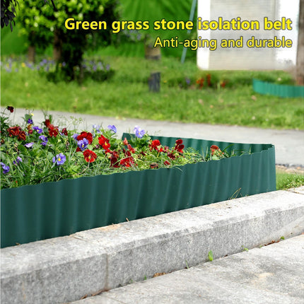 Garden Fence Wavy Design Edging Border - 10cm.