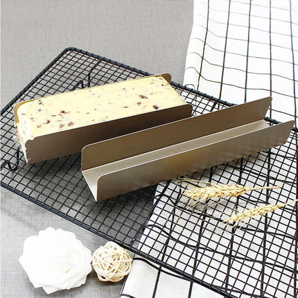 Non Stick Cake Mold Biscuit Bread Cookie Baguette Toast U Shape Baking Tool-Short.