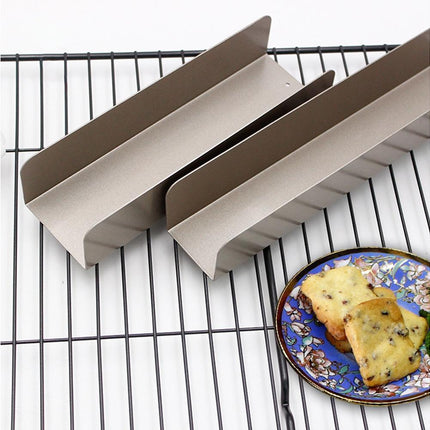 Non Stick Cake Mold Biscuit Bread Cookie Baguette Toast U Shape Baking Tool-Short.