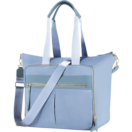 Travel Bag - Women's Travel Bag - Sports & Fitness Bag - Yoga Bag - Sports Bag - Carry-On Luggage - Waterproof & Durable - 40x21x34 cm - Dry/Wet Separation Luggage - Weekend Bag - sky blue.
