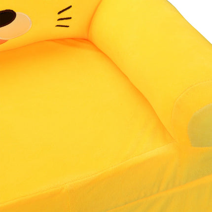 2‑in‑1 Foldable Sofa for Kids Lovely Futon Sofa Children Couch Room Decoration