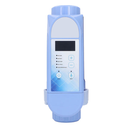 Pool Chlorinator System Automatic Self Adapting Operation Salt Water Pool Chlorine Generator for Swimming Pool 100‑240V EC Pro 16