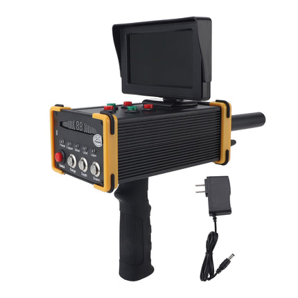 Metal Detector with Display 1000M Range 15M Depth Sensitive Handheld Underground Treasure Finder Scanner for Gold Silver Gemstone