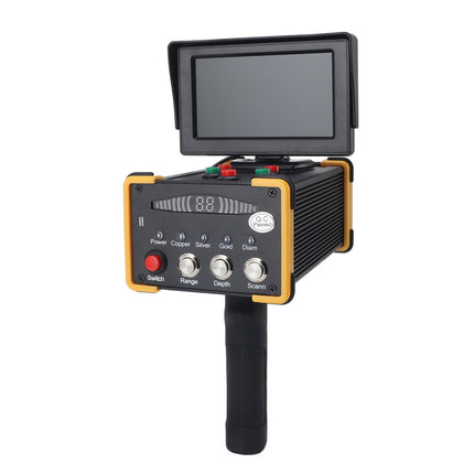 Metal Detector with Display 1000M Range 15M Depth Sensitive Handheld Underground Treasure Finder Scanner for Gold Silver Gemstone