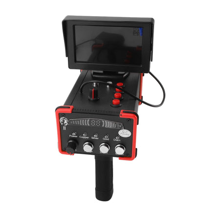 Metal Detector with Display 1000M Range 30M Depth Sensitive Handheld Underground Treasure Finder Scanner for Copper Gold Silver