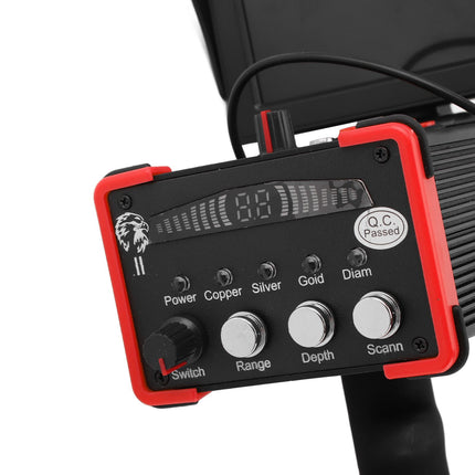 Metal Detector with Display 1000M Range 30M Depth Sensitive Handheld Underground Treasure Finder Scanner for Copper Gold Silver