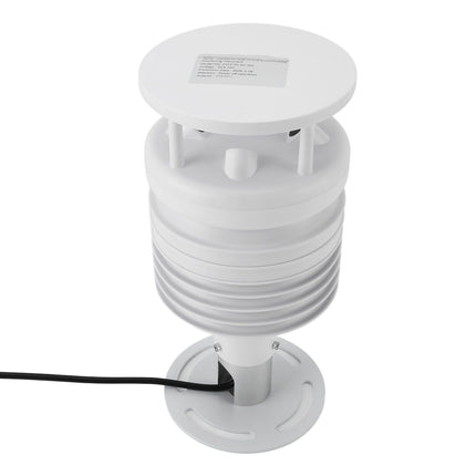 5 in 1 Weather Sensor RS485 Ultrasound Temperature Humidity Wind Speed Direction Air Pressure Micro Weather Environment Meter for Outdoor DC 9 to 30V