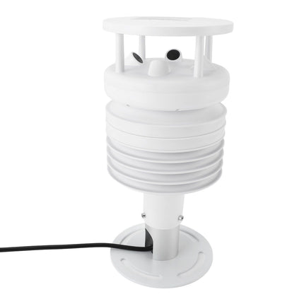 5 in 1 Weather Sensor RS485 Ultrasound Temperature Humidity Wind Speed Direction Air Pressure Micro Weather Environment Meter for Outdoor DC 9 to 30V