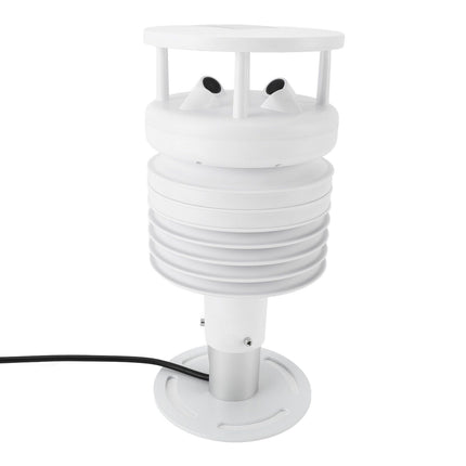5 in 1 Weather Sensor RS485 Ultrasound Temperature Humidity Wind Speed Direction Air Pressure Micro Weather Environment Meter for Outdoor DC 9 to 30V