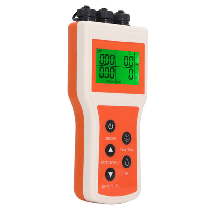6 in 1 Water Quality Meter Dissolved Oxygen Tester DO PH EC TDS SALT TEMP Meter Salinity Temperature Meter