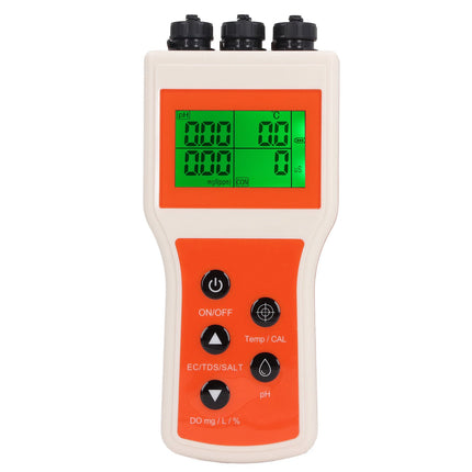6 in 1 Water Quality Meter Dissolved Oxygen Tester DO PH EC TDS SALT TEMP Meter Salinity Temperature Meter