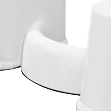 Toilet Step Stool Plastic Non Slip Multifunctional Toilet Poop Foot Stool for Home