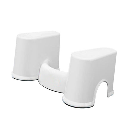 Toilet Step Stool Plastic Non Slip Multifunctional Toilet Poop Foot Stool for Home