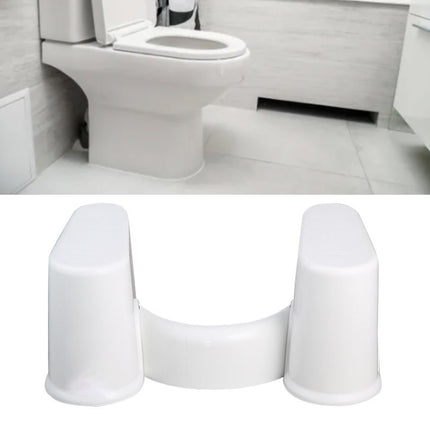 Toilet Step Stool Plastic Non Slip Multifunctional Toilet Poop Foot Stool for Home