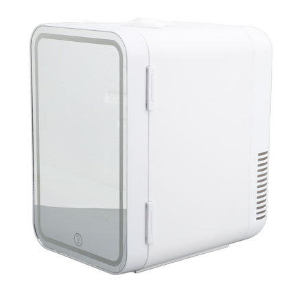 Skincare Fridge 8L Cooler Warmer Mini Refrigerators with Dimmable LED Mirror for Bedroom