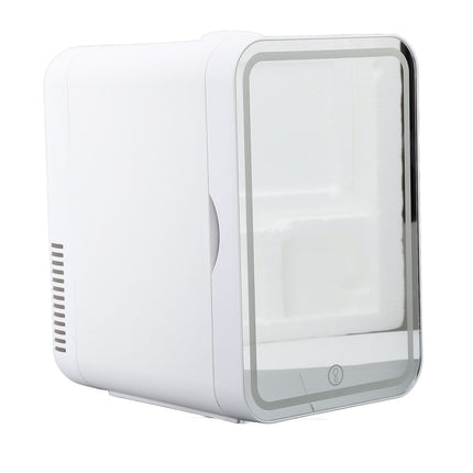Skincare Fridge 8L Cooler Warmer Mini Refrigerators with Dimmable LED Mirror for Bedroom