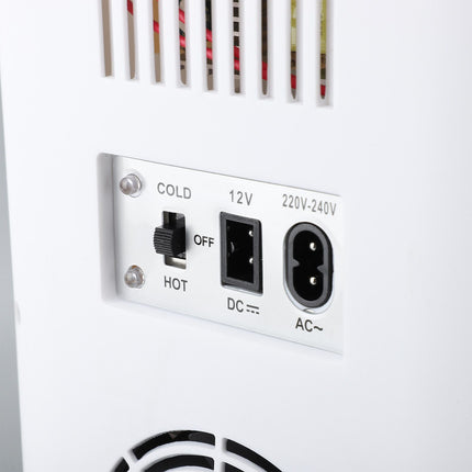 Skincare Fridge 8L Cooler Warmer Mini Refrigerators with Dimmable LED Mirror for Bedroom